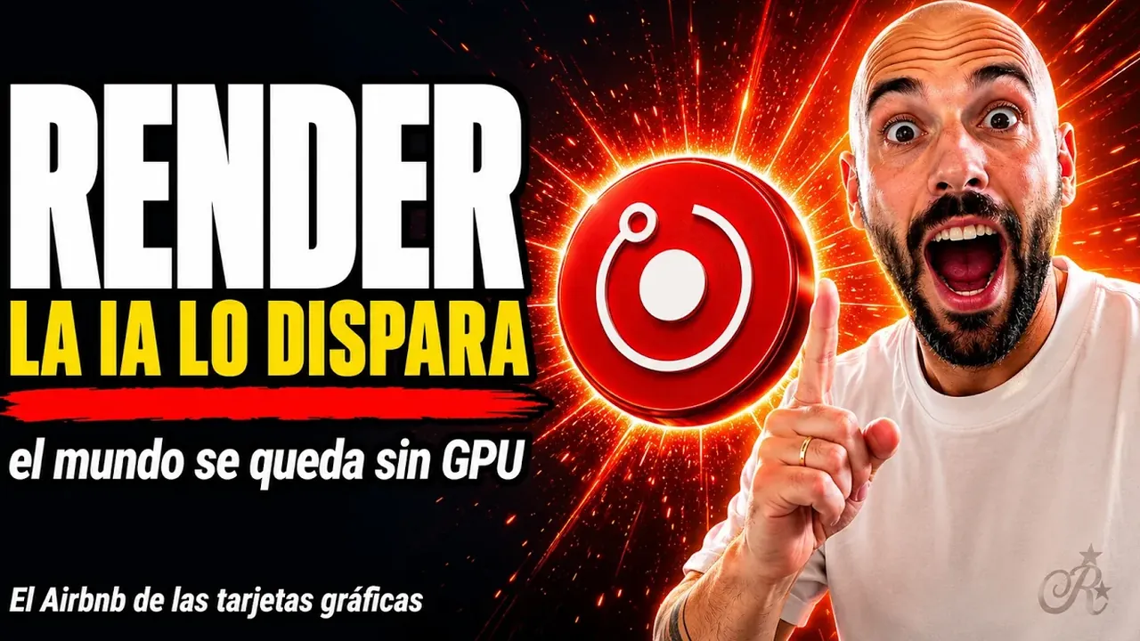 Primer plano de una tarjeta gráfica con sus ventiladores, el hardware que alquila la red Render